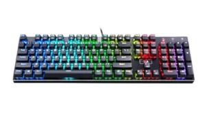 Redragon K556 RGB Teclado mecánico para juegos 104 Keys Software