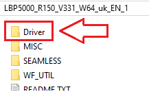 Abre la carpeta donde se extrajo y confirma que ves el archivo: ...\Driver\