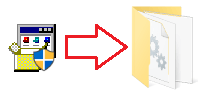Clic derecho en el EXE → 7-Zip/WinRAR → Extraer